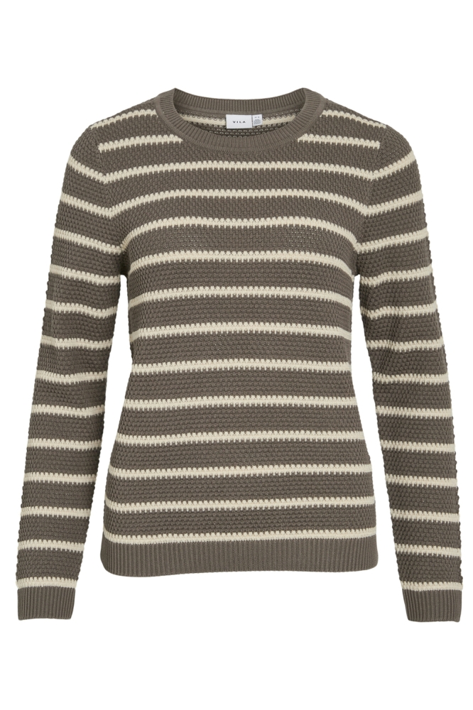 Vila camel dames trui | Vooraanzicht