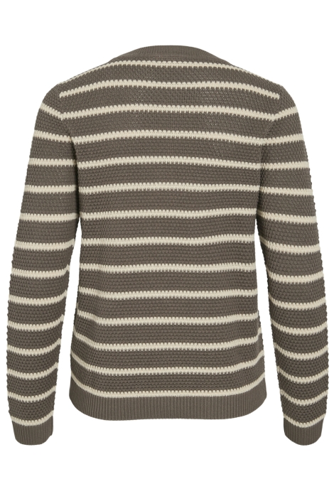 Vila camel dames trui | Achteraanzicht