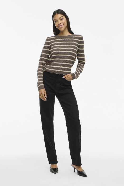 Vila camel dames trui | Model