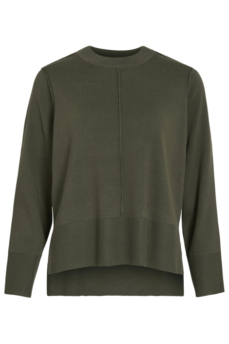 Vila groene dames trui | Vooraanzicht