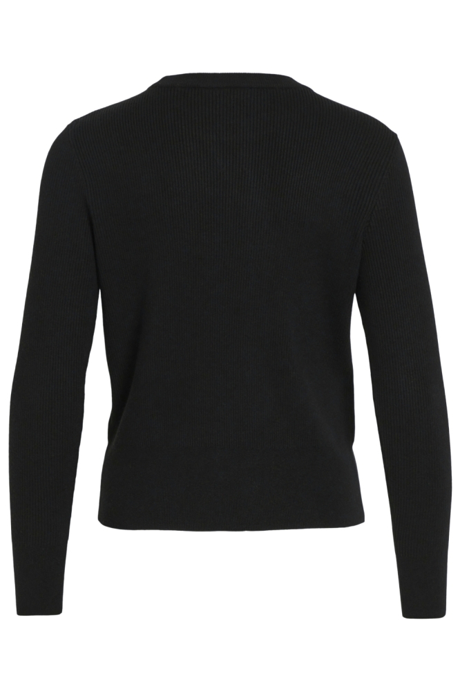 Vila zwarte dames trui | Achteraanzicht