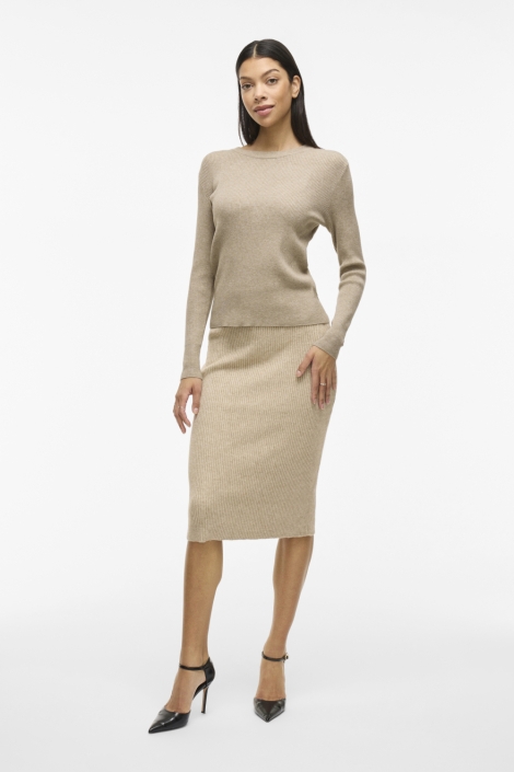 Vila beige dames trui | Model