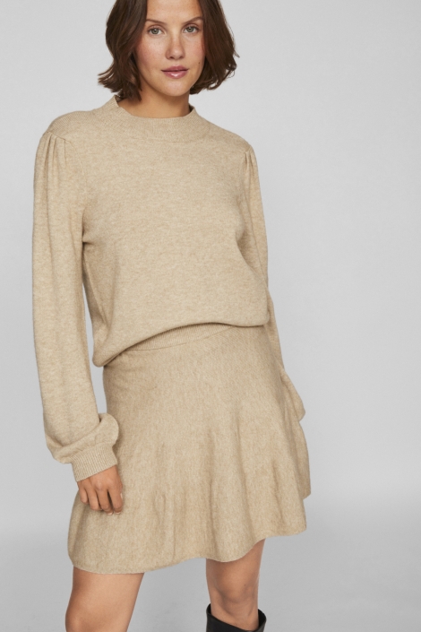 Vila beige dames trui | Model