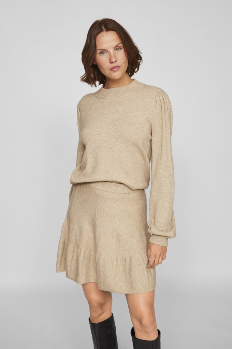 Vila beige dames trui | Model