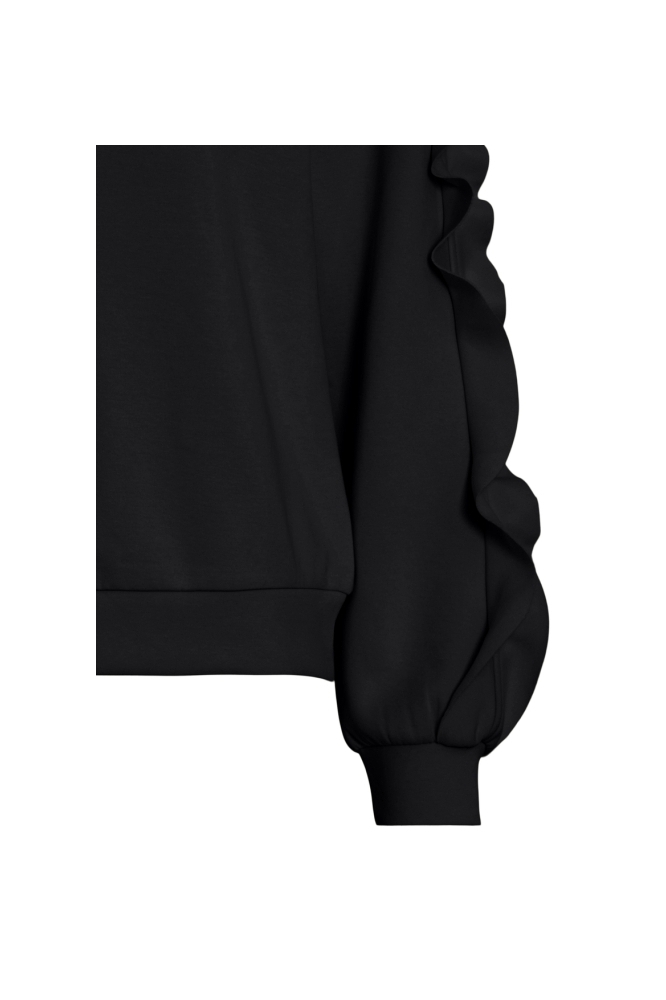 Vila zwarte dames sweater | Close up