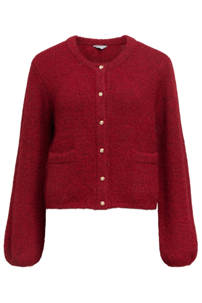 Object rode dames vest | Vooraanzicht