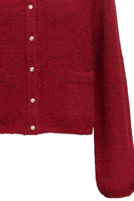 Object rode dames vest | Achteraanzicht