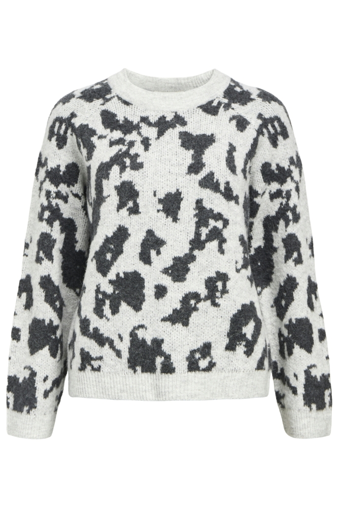 Object grijze dames trui | Vooraanzicht