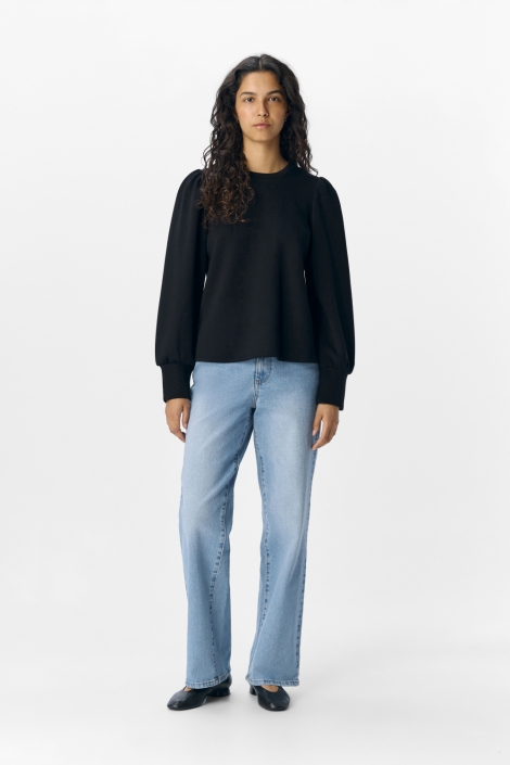 Object zwarte dames sweater | Model