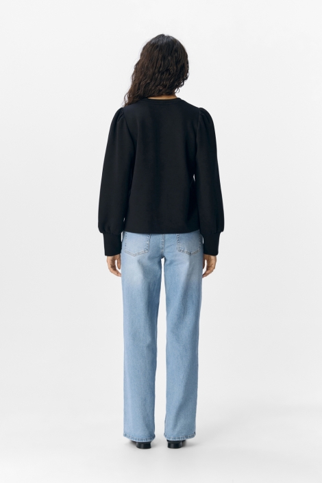 Object zwarte dames sweater | Model