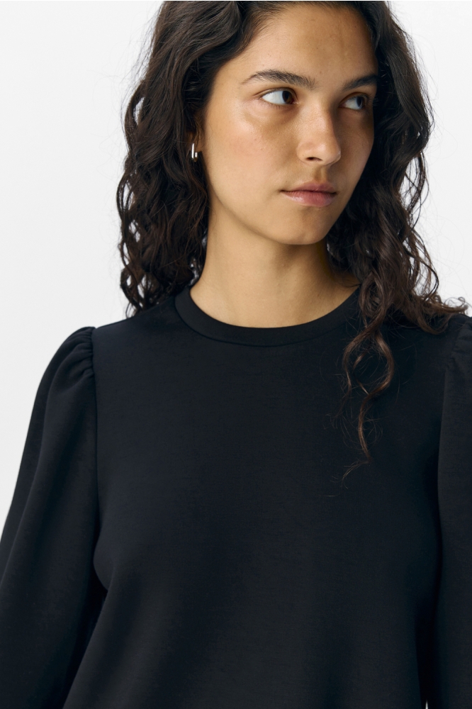 Object zwarte dames sweater | Close up