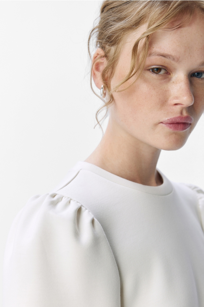 Object beige dames sweater | Close up