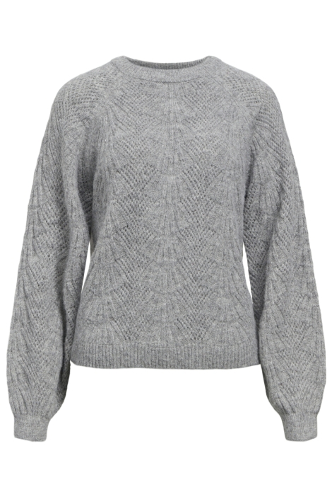 Object grijze dames trui | Vooraanzicht