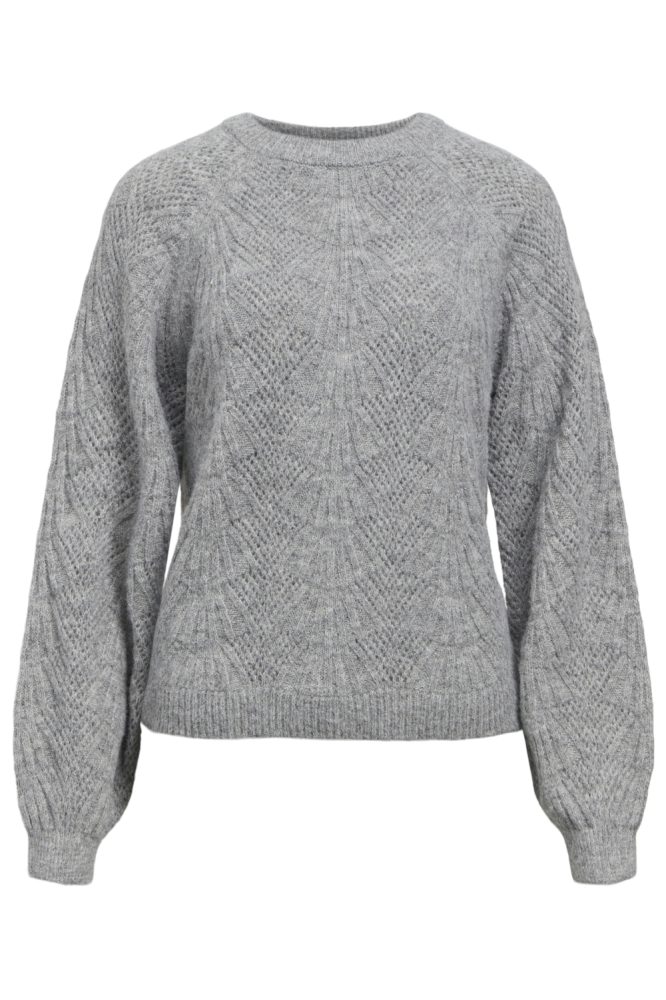 Object grijze dames trui | Vooraanzicht