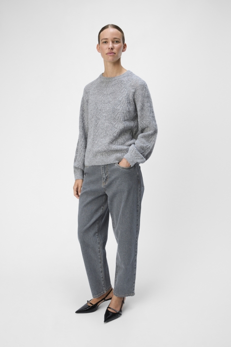 Object grijze dames trui | Model