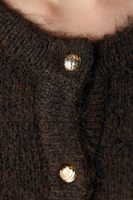 Object bruine dames vest | Close up