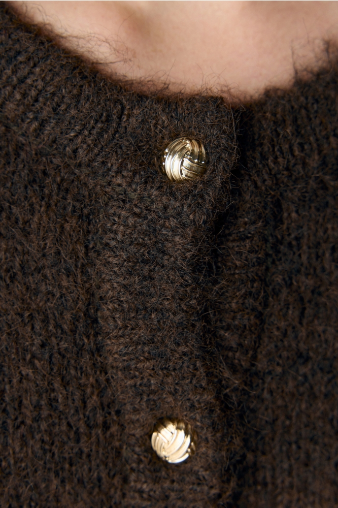 Object bruine dames vest | Close up