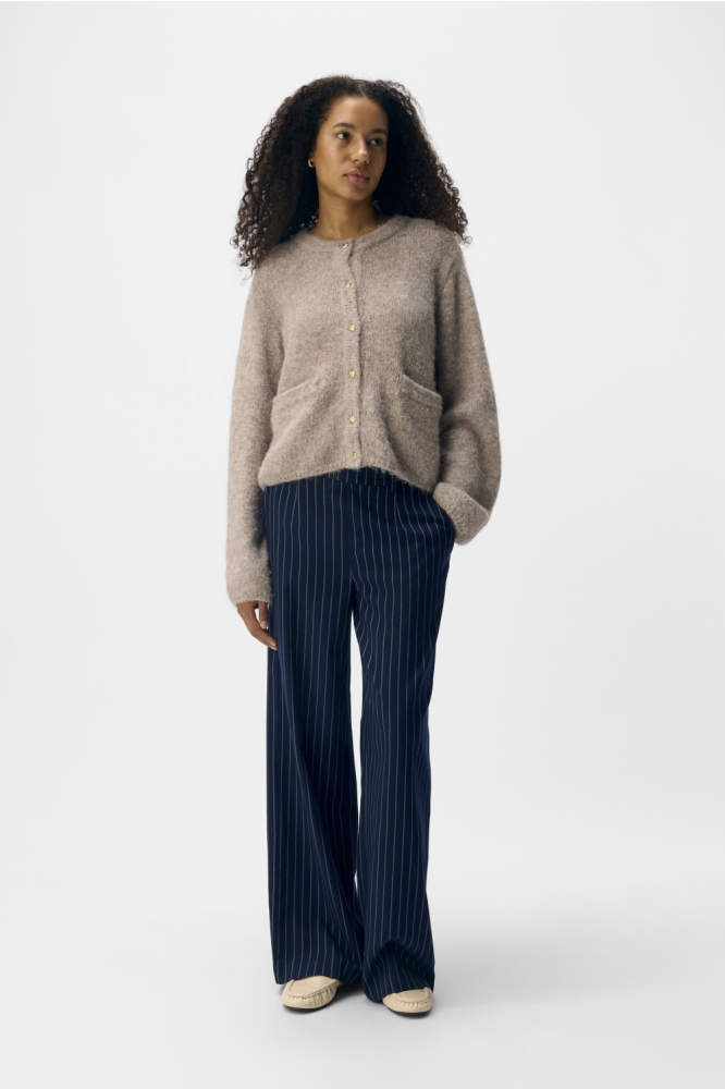 Object beige dames vest | Model