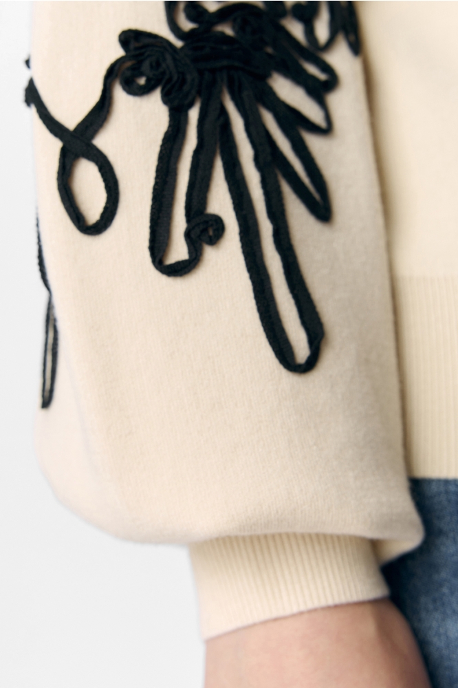 Object beige dames sweater | Unique Selling Point