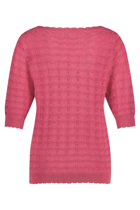 Red Button roze dames t-shirt | Achteraanzicht