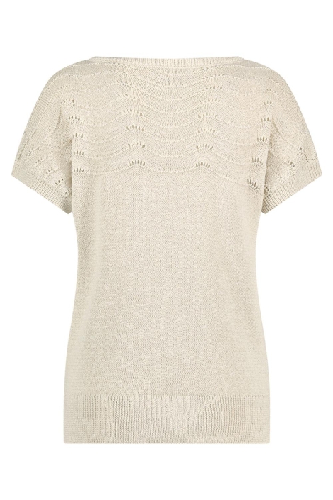 Red Button beige dames t-shirt | Achteraanzicht