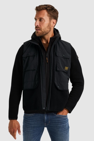PME legend Jas BODYWARMER MET FLEECE PBW2410478 999