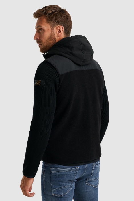 PME legend zwarte heren jas | Model achteraanzicht