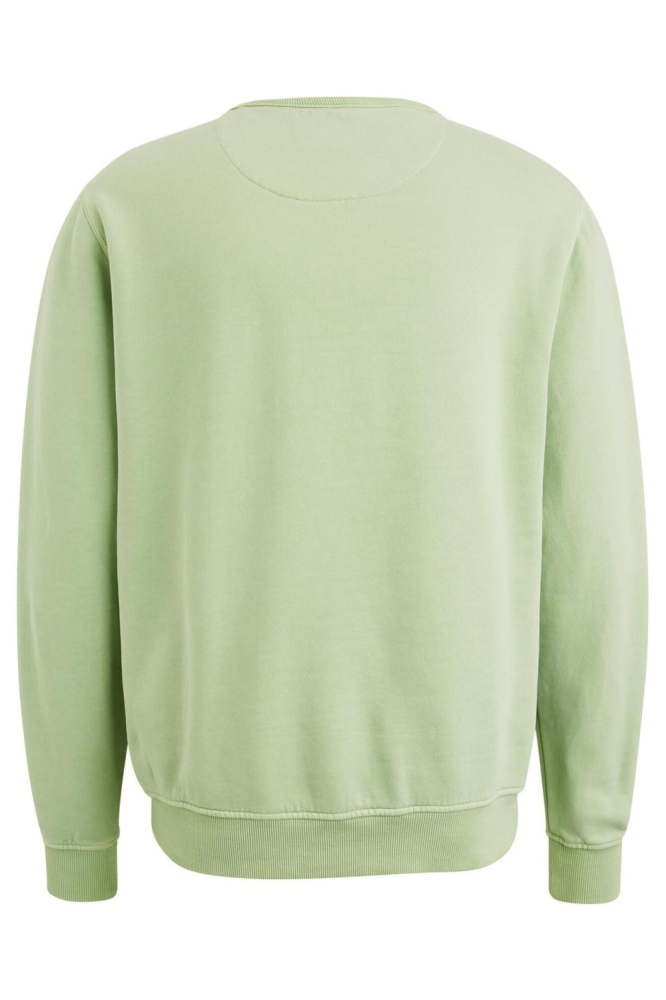 PME legend groene heren sweater | Achteraanzicht