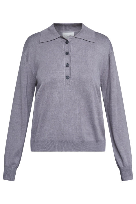 SisterS point grijze dames trui | Vooraanzicht