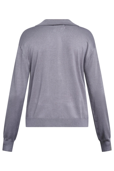 SisterS point grijze dames trui | Achteraanzicht