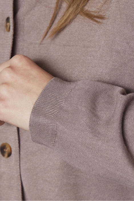 SisterS point camel dames vest | Close up