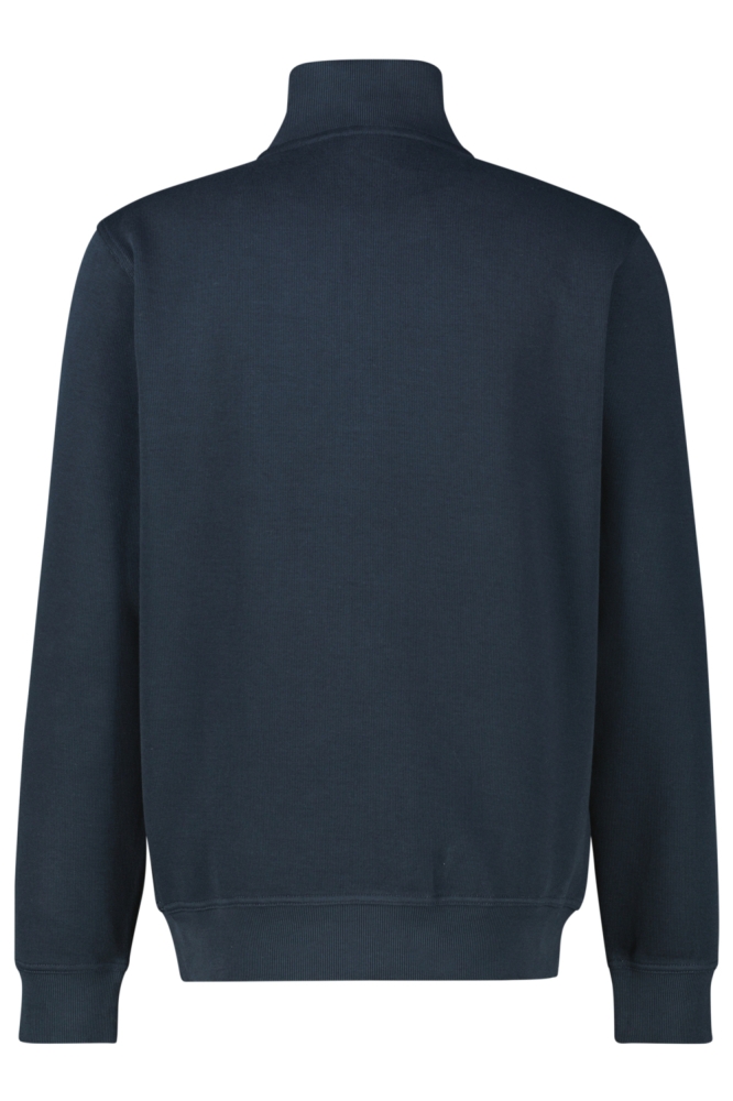 Lerros blauwe heren trui | Achteraanzicht