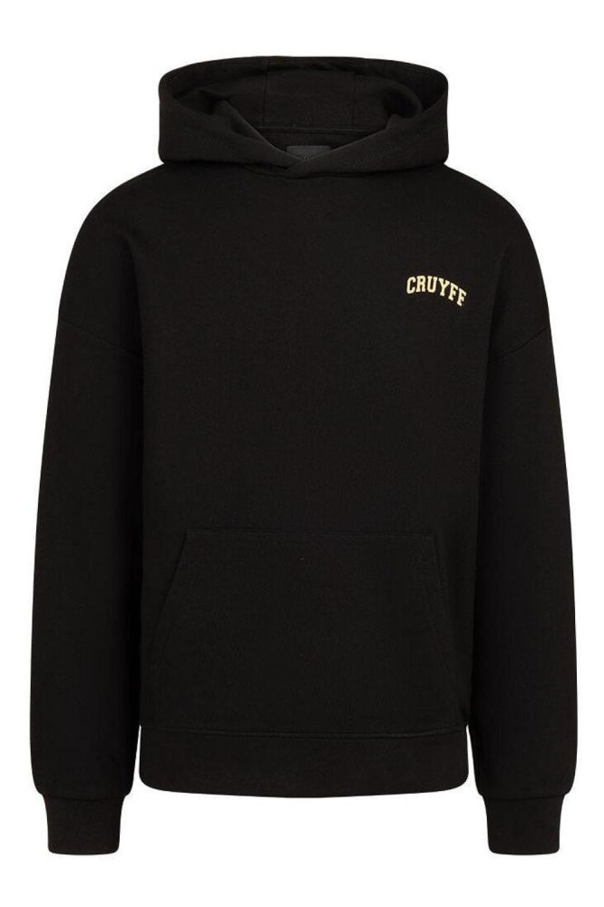 Cruyff zwarte heren sweater | Vooraanzicht