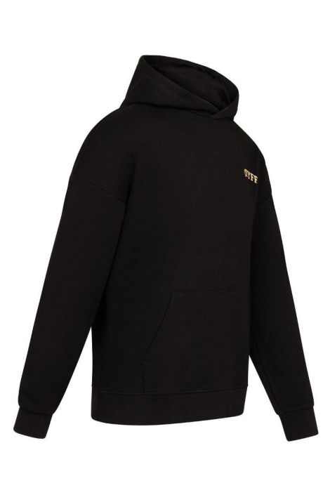 Cruyff zwarte heren sweater | Zijaanzicht