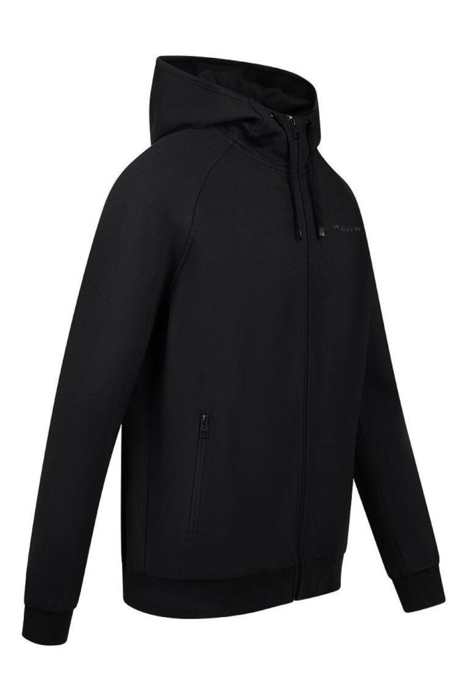 Cruyff zwarte heren vest | Zijaanzicht