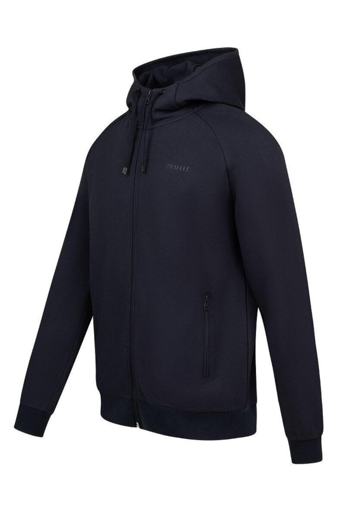 Cruyff blauwe heren vest | Zijaanzicht