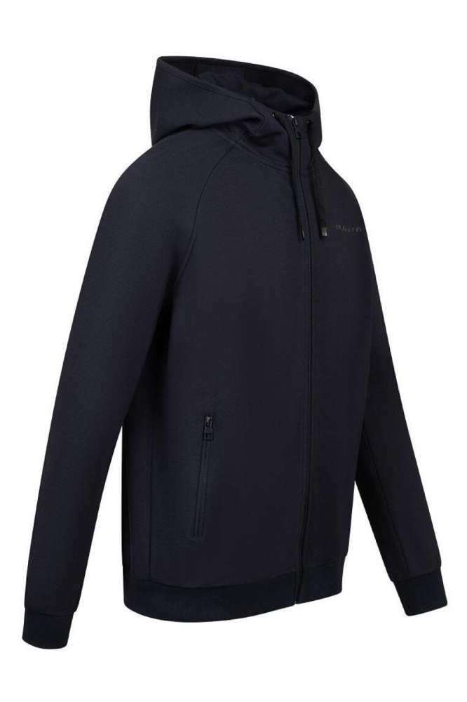 Cruyff blauwe heren vest | Zijaanzicht