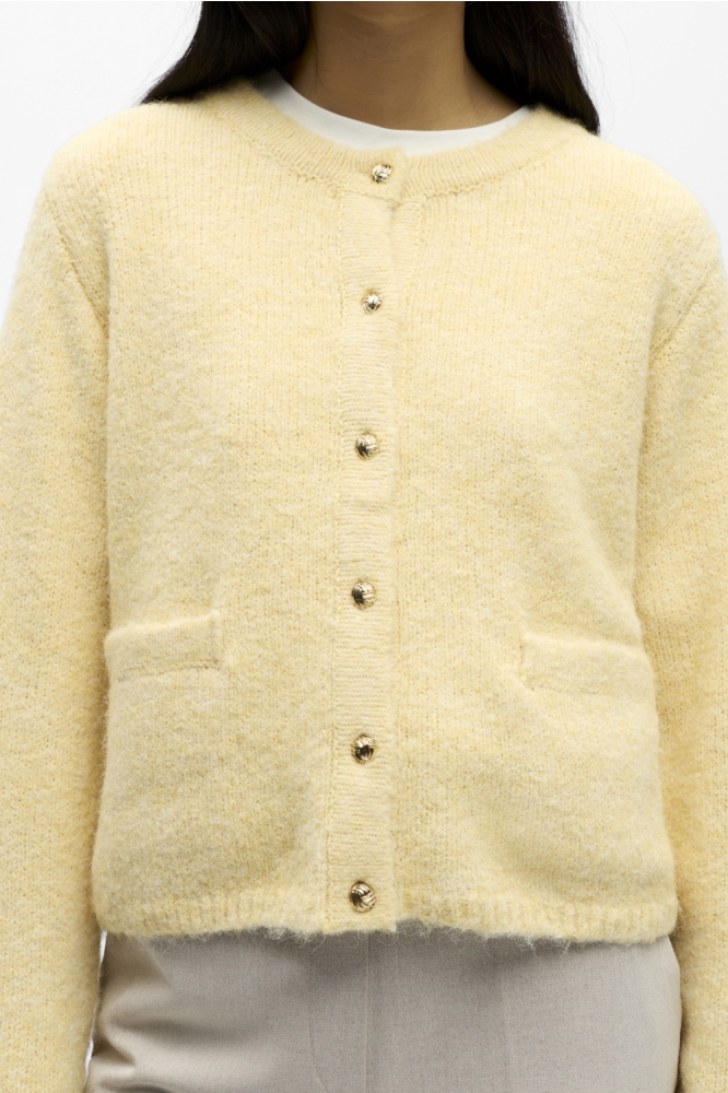 Object gele dames vest | Close up