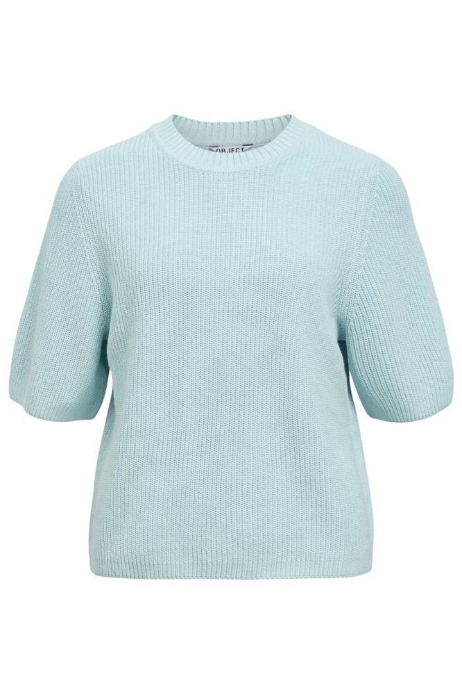 Object blauwe dames trui | Vooraanzicht