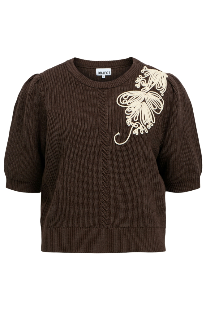 Object bruine dames trui | Vooraanzicht