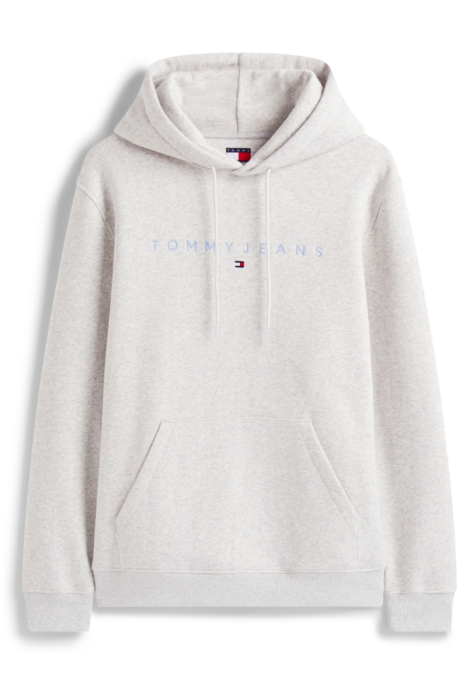Tommy Jeans grijze heren sweater | Vooraanzicht
