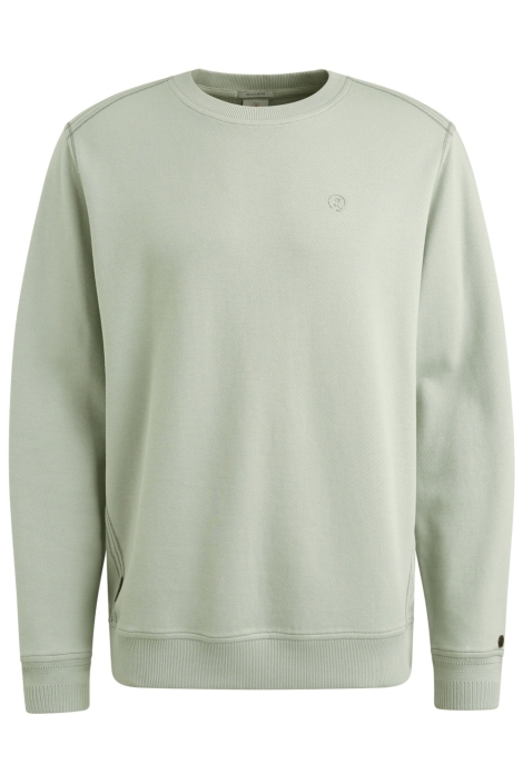 Cast Iron groene heren sweater | Vooraanzicht