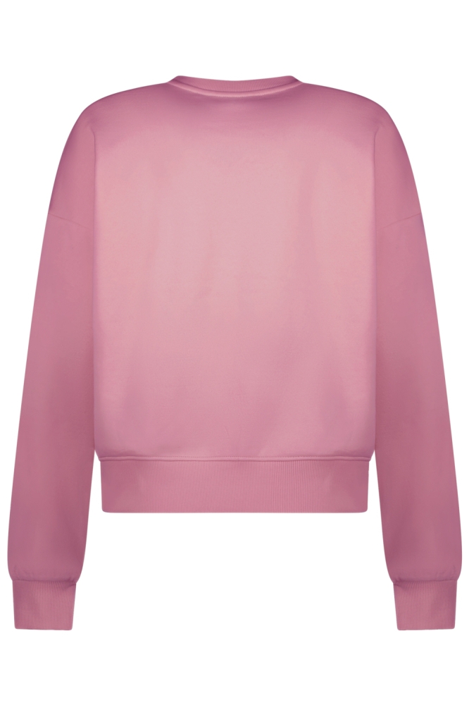 Cars roze dames sweater | Achteraanzicht