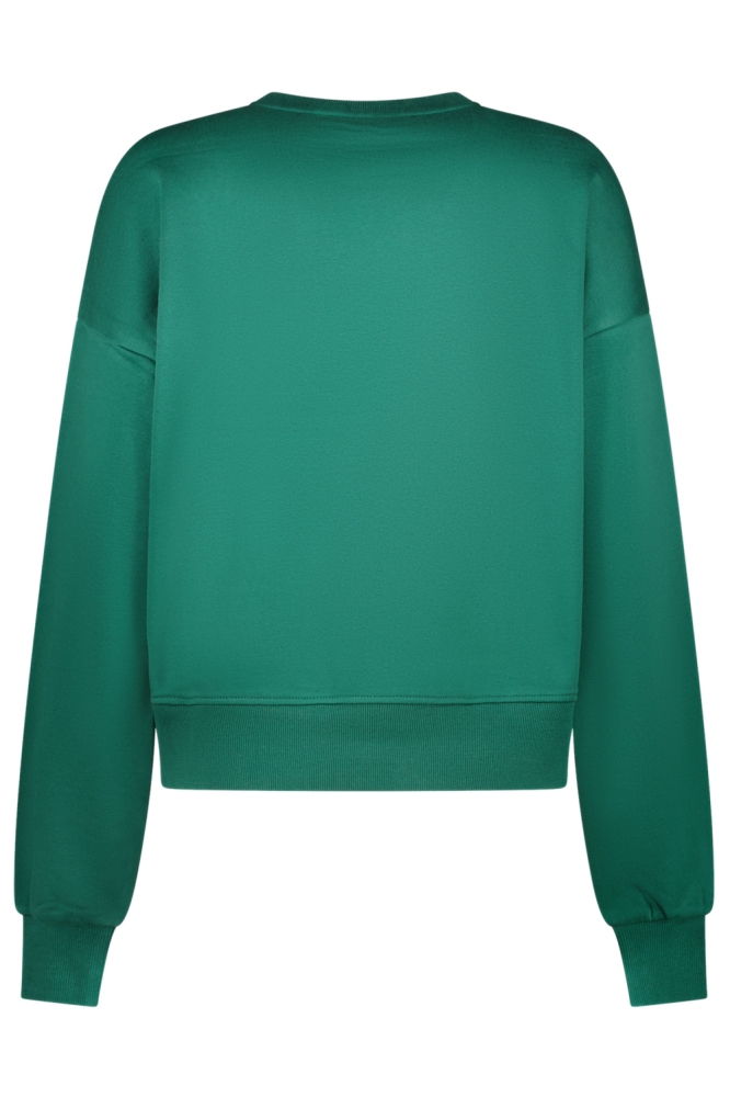 Cars groene dames sweater | Achteraanzicht