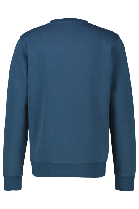 Lerros blauwe heren sweater | Achteraanzicht