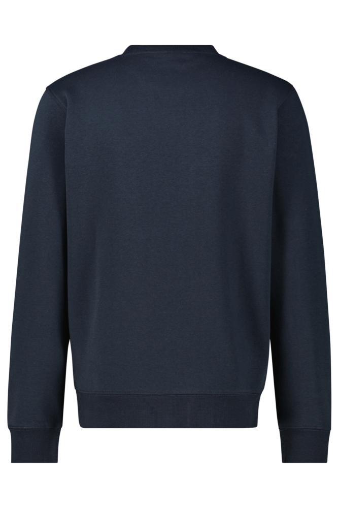 Lerros blauwe heren sweater | Achteraanzicht