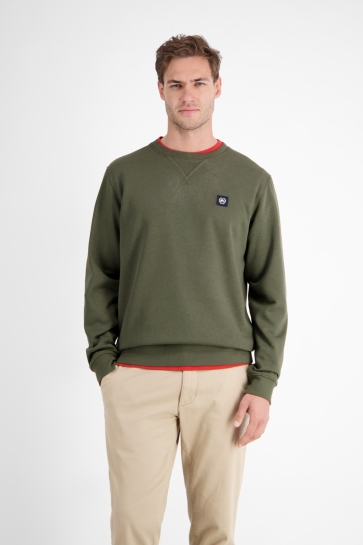 Lerros Trui STEDELIJK SWEATSHIRT 2584016 661 NORDIC OLIVE