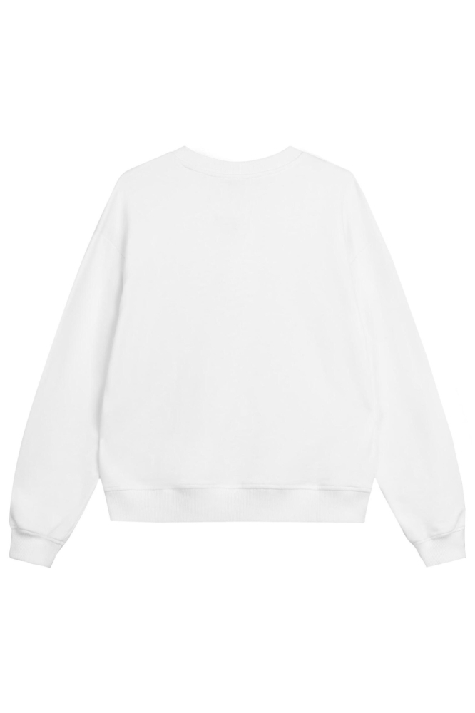 Refined Department witte dames sweater | Achteraanzicht