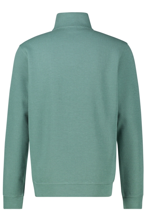 Lerros groene heren sweater | Achteraanzicht