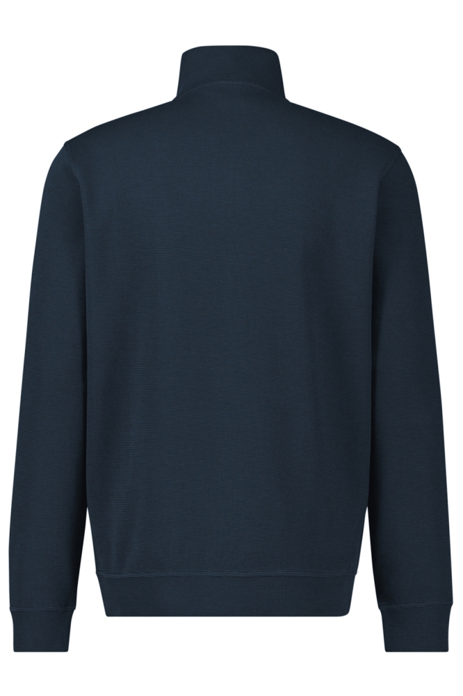 Lerros blauwe heren sweater | Achteraanzicht